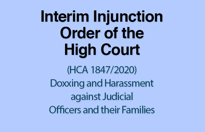 Interim Injunction Order of the High Court